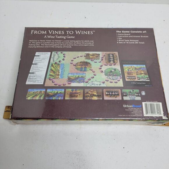 From Vines To Wines A Wine Tasting Game Adult Board Game Brand New Urban Trend - Picture 4 of 8